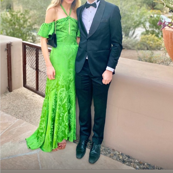 Temperley London | Dresses | Temperley London Green Maxi Dress | Poshmark
